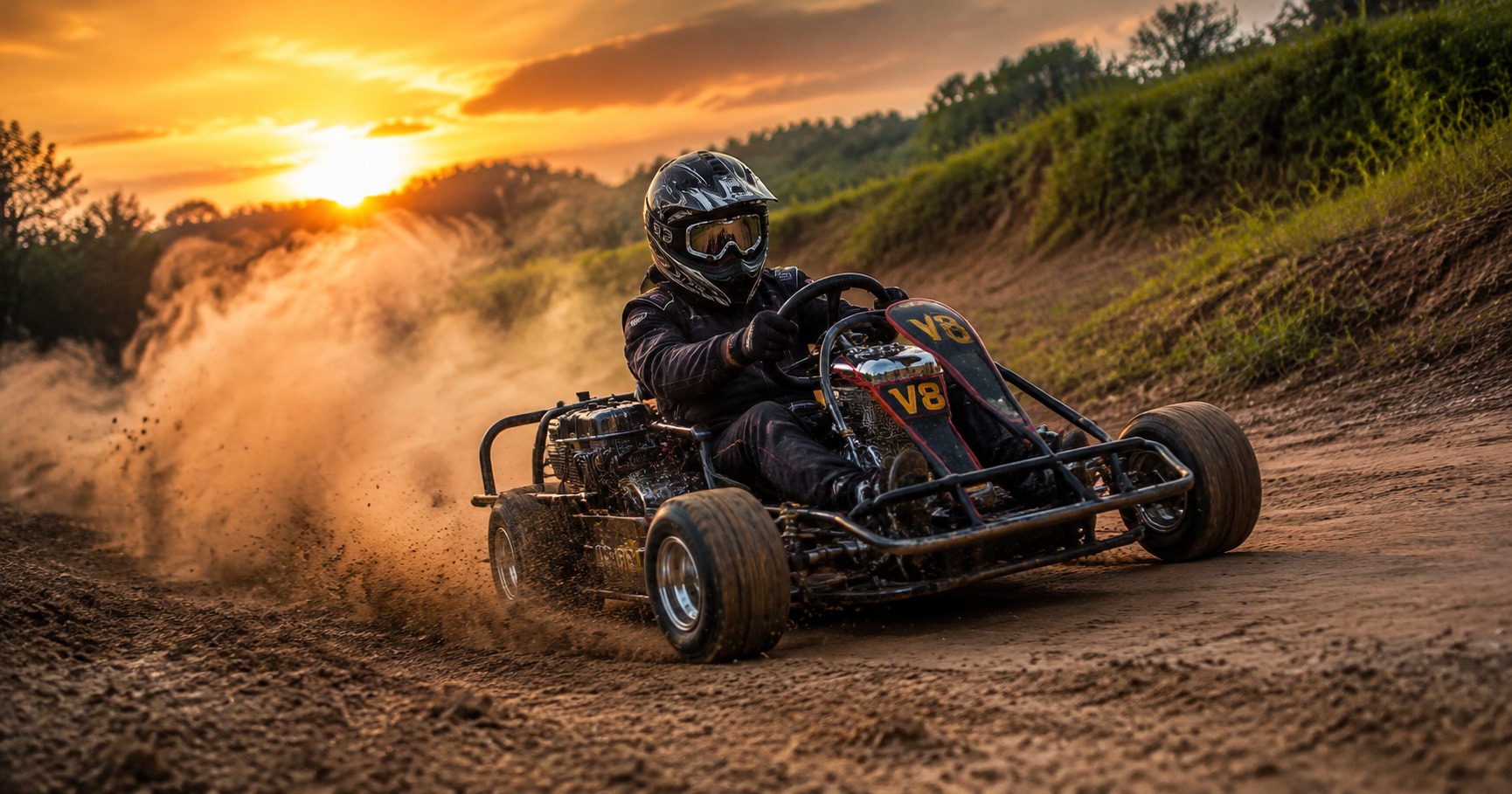 v8 go cart: Trải nghiệm đua xe địa hình đầy phấn khích - image 1 v8 go cart: Trải nghiệm đua xe địa hình đầy phấn khích - image 1