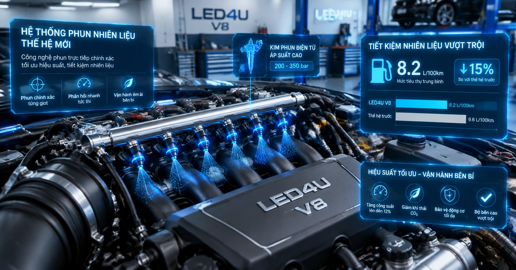 led4u v8: Giải pháp tiết kiệm nhiên liệu và hiệu suất vượt trội - image 3